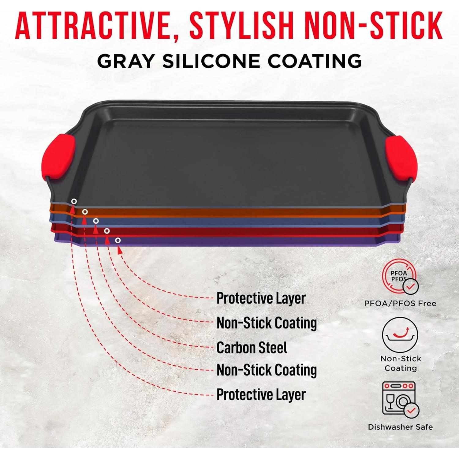 Bandeja para Galletas Bakken Suizo Antiadherente 33.8x22.6cm