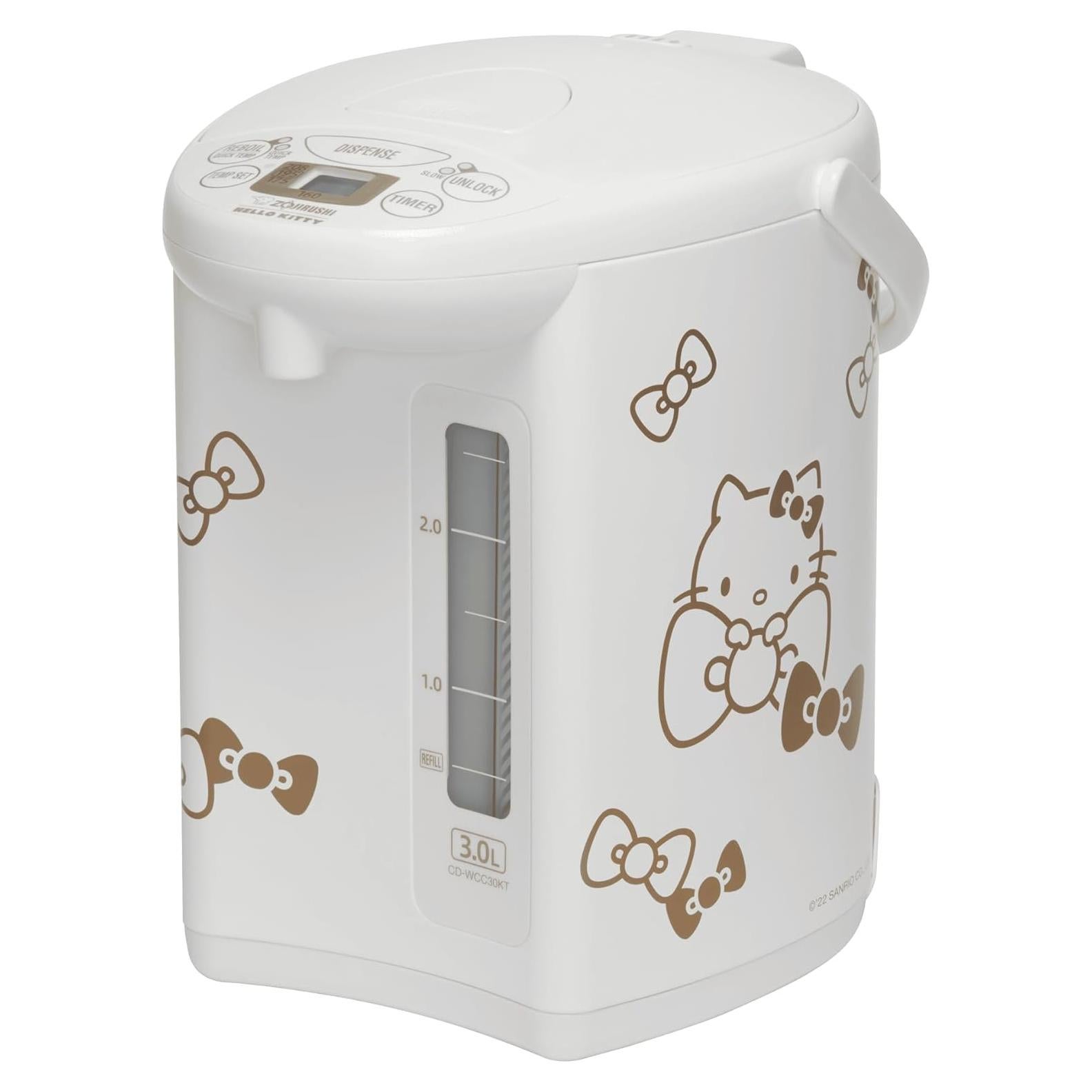 Hervidor y Calentador de Agua Zojirushi Hello Kitty 3L Blanco
