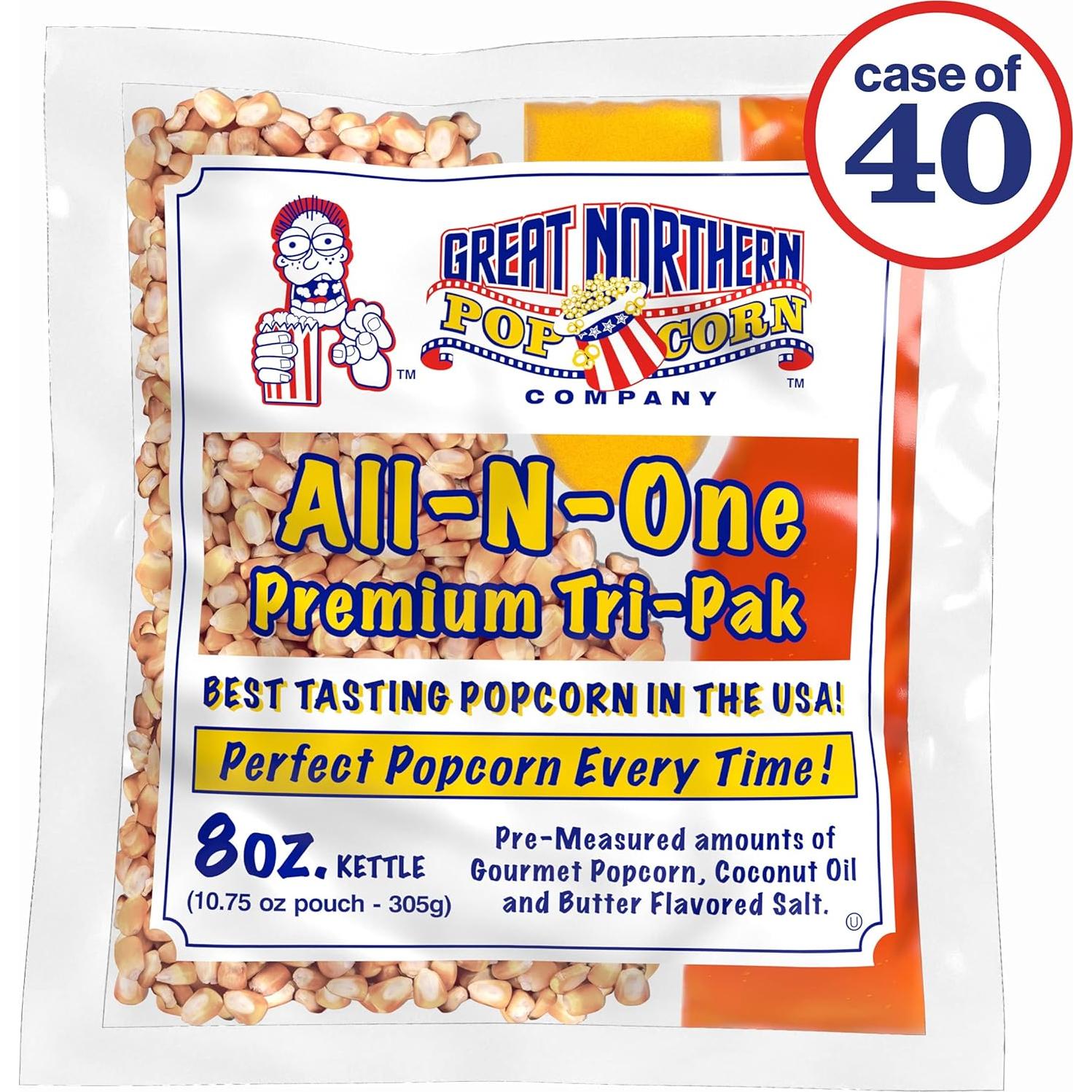 Paquetes de Palomitas Estilo Cine Great Northern 40 Cajas 10.75 oz