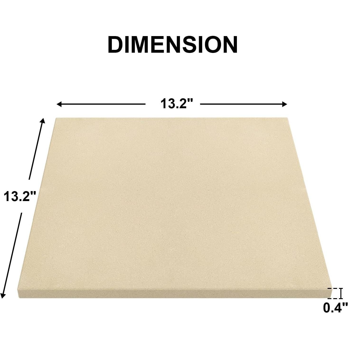 Piedra para Pizza Cuadrada 33.5 cm Cordierita Ooni Koda Fyra