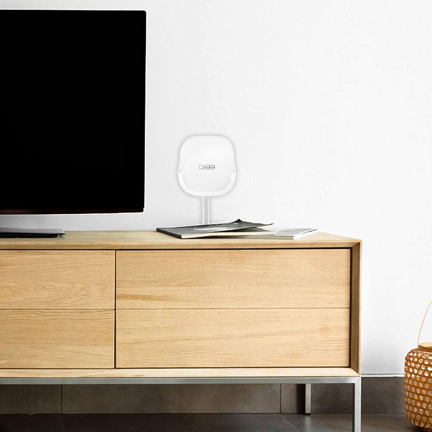 Soporte de pared HOLACA para enrutador eero 6 Wi-Fi 6 sin tornillos