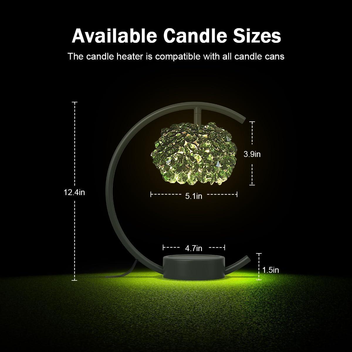 Lámpara de Calentamiento para Velas Yeuslor Verde 35W