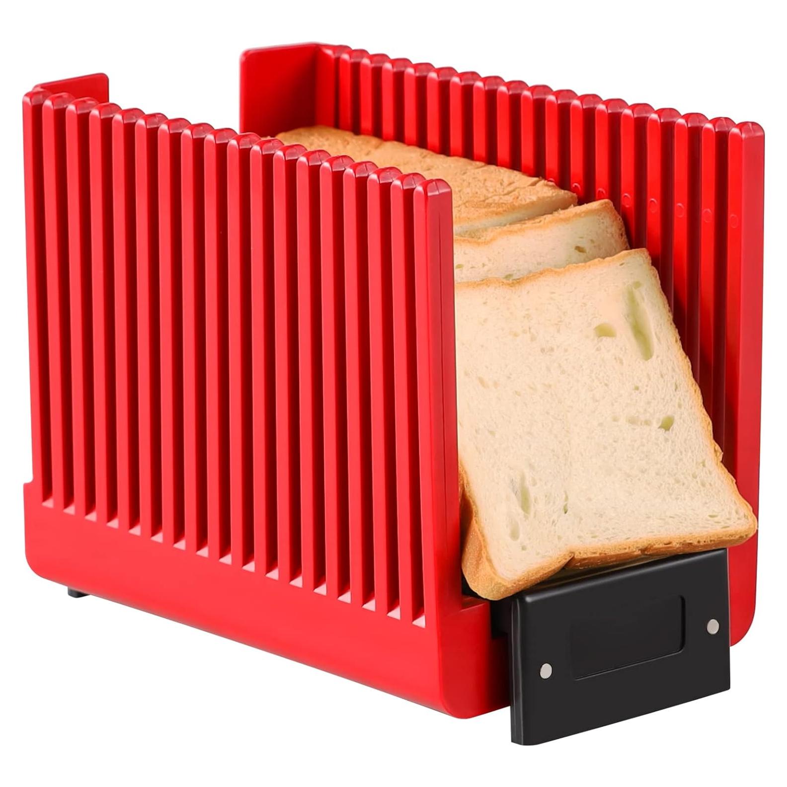 Cortador de Pan Geedel Plegable Antideslizante Rojo 24.5cm