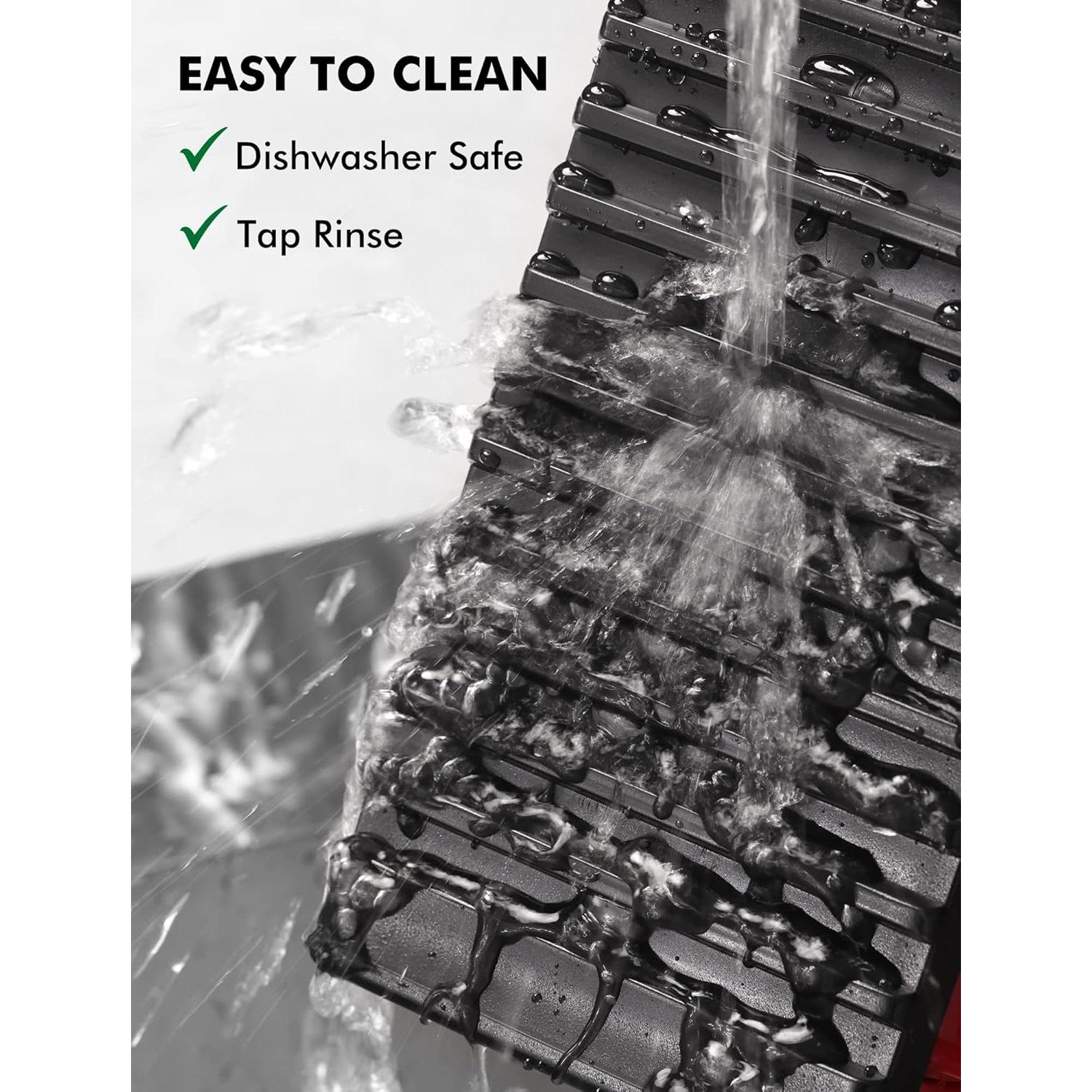 Cortador de Pan Geedel Plegable Antideslizante Rojo 24.5cm