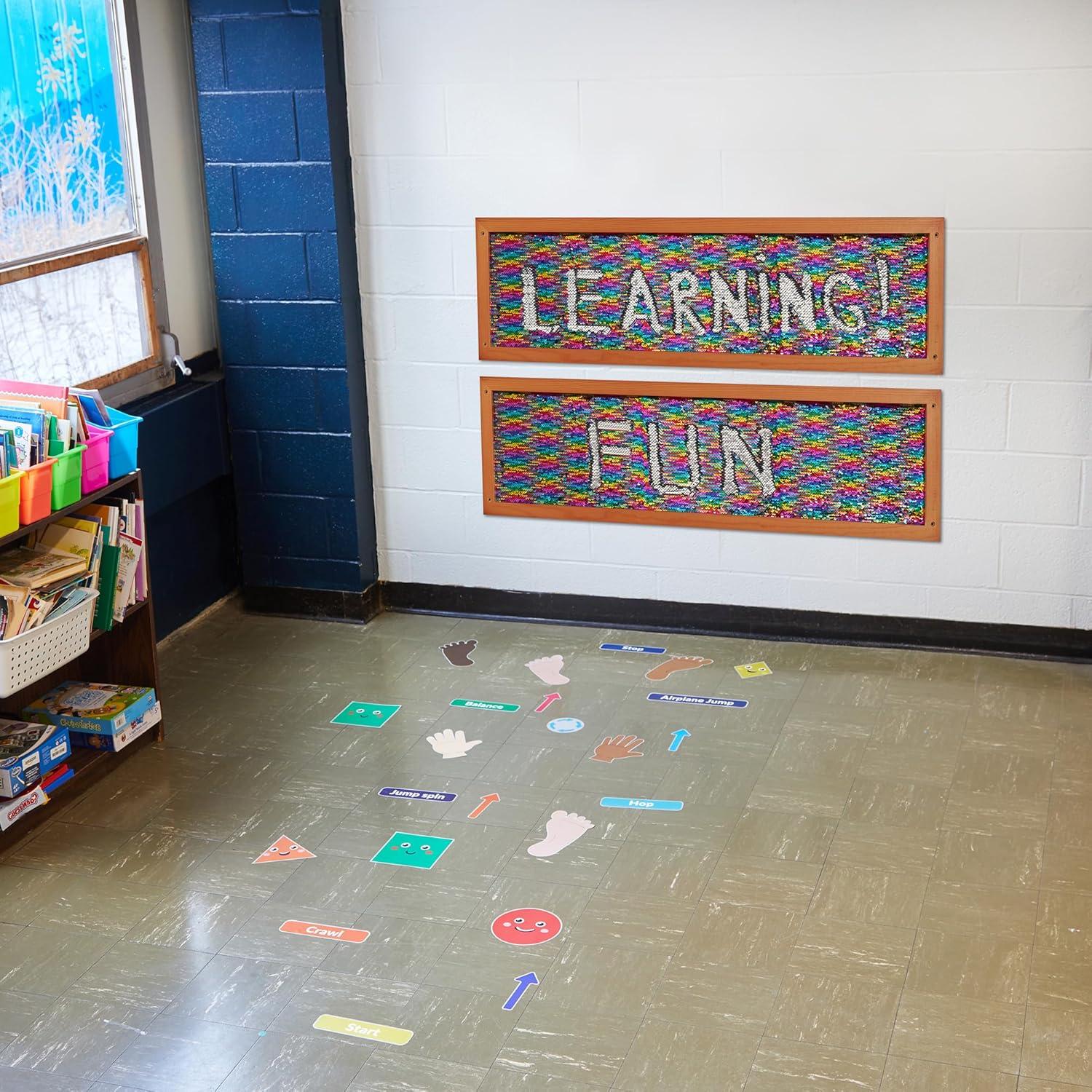 Marco de Pared Sensorial de Lentejuelas Odoxia 30x100cm