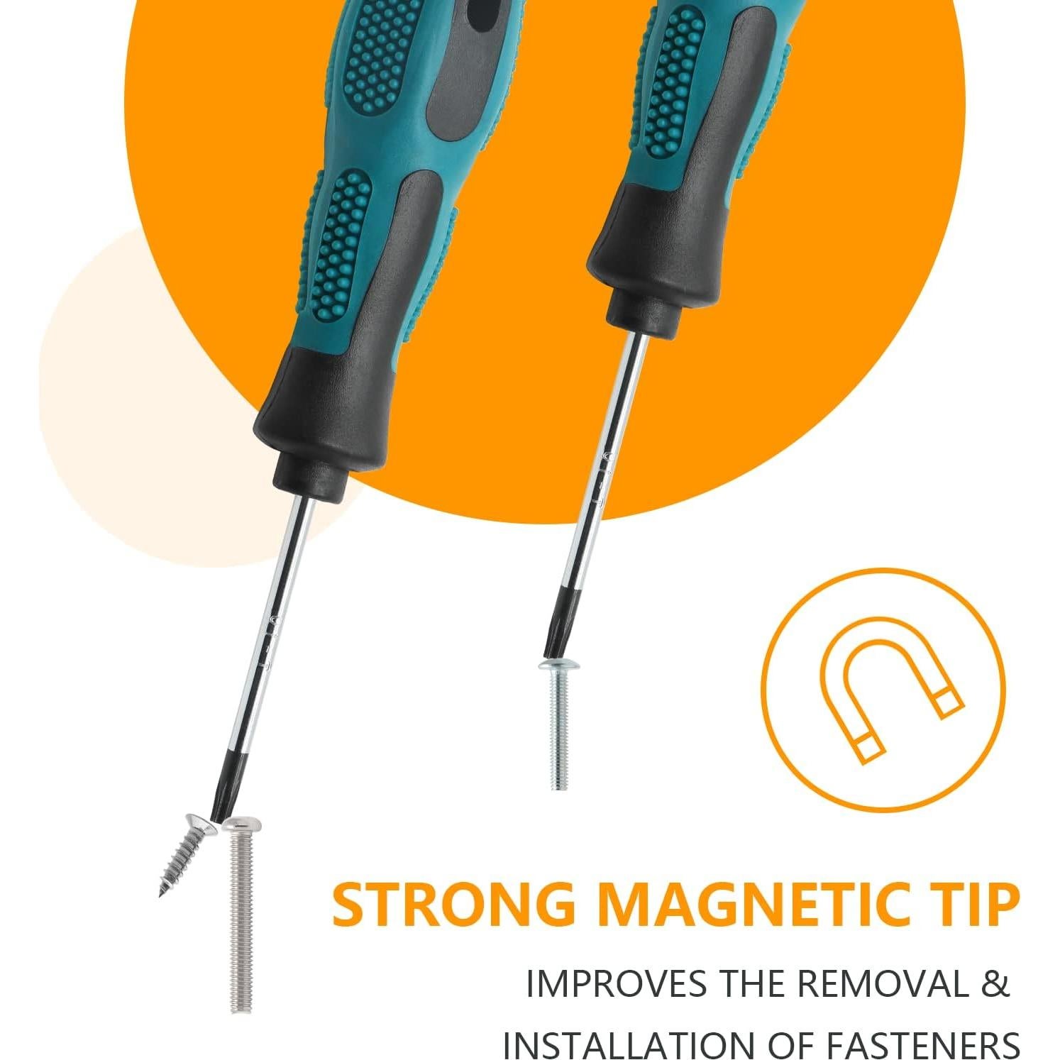 Juego de 4 Destornilladores Torx LDEXIN T6 T8 T9 T10 Magnéticos