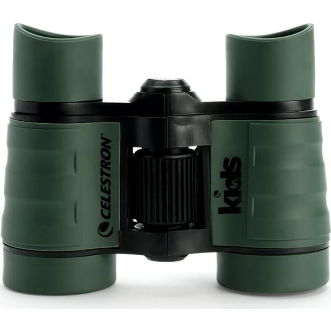 Binoculares Celestron Niños 4x30 Verde - Portátiles y Livianos