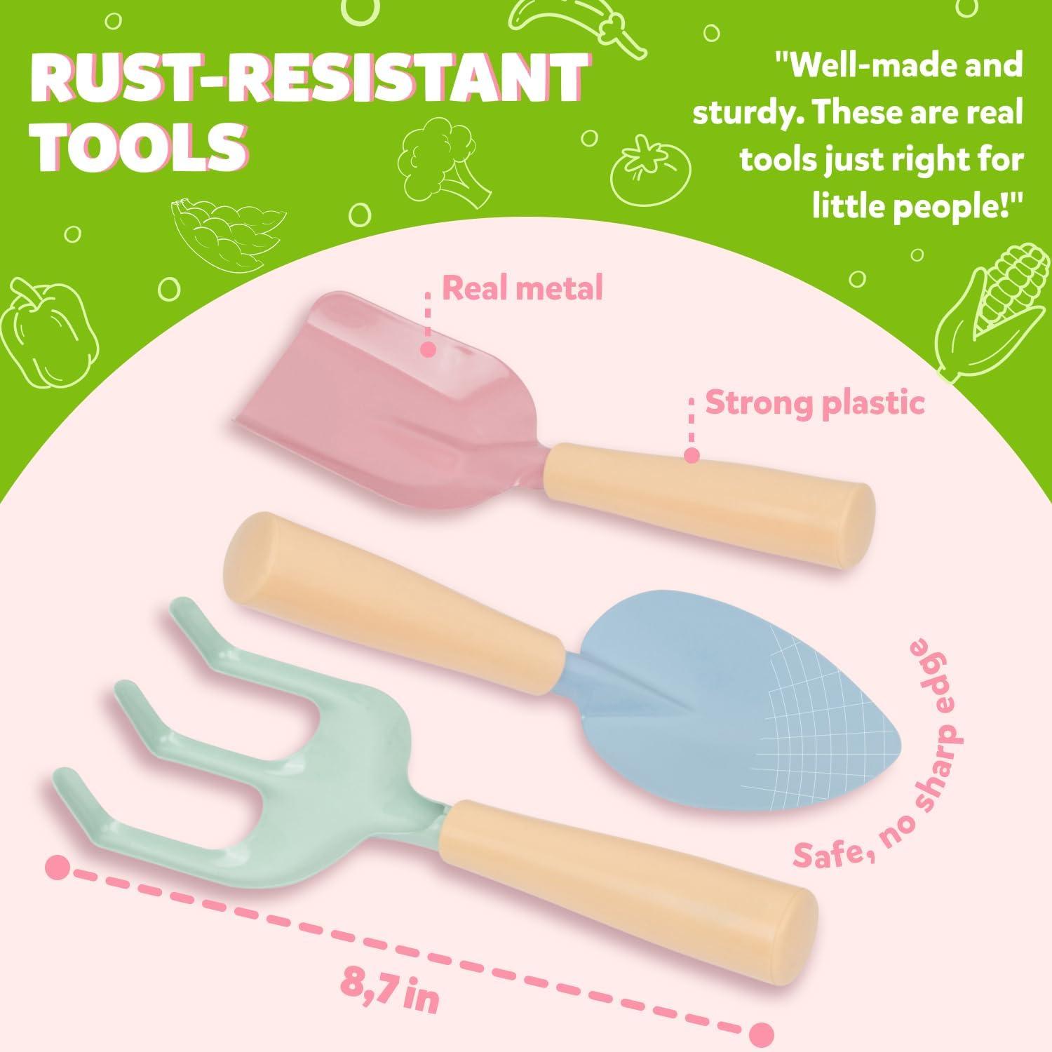 Kit de Herramientas de Jardín para Niños - El Club de Exploradores