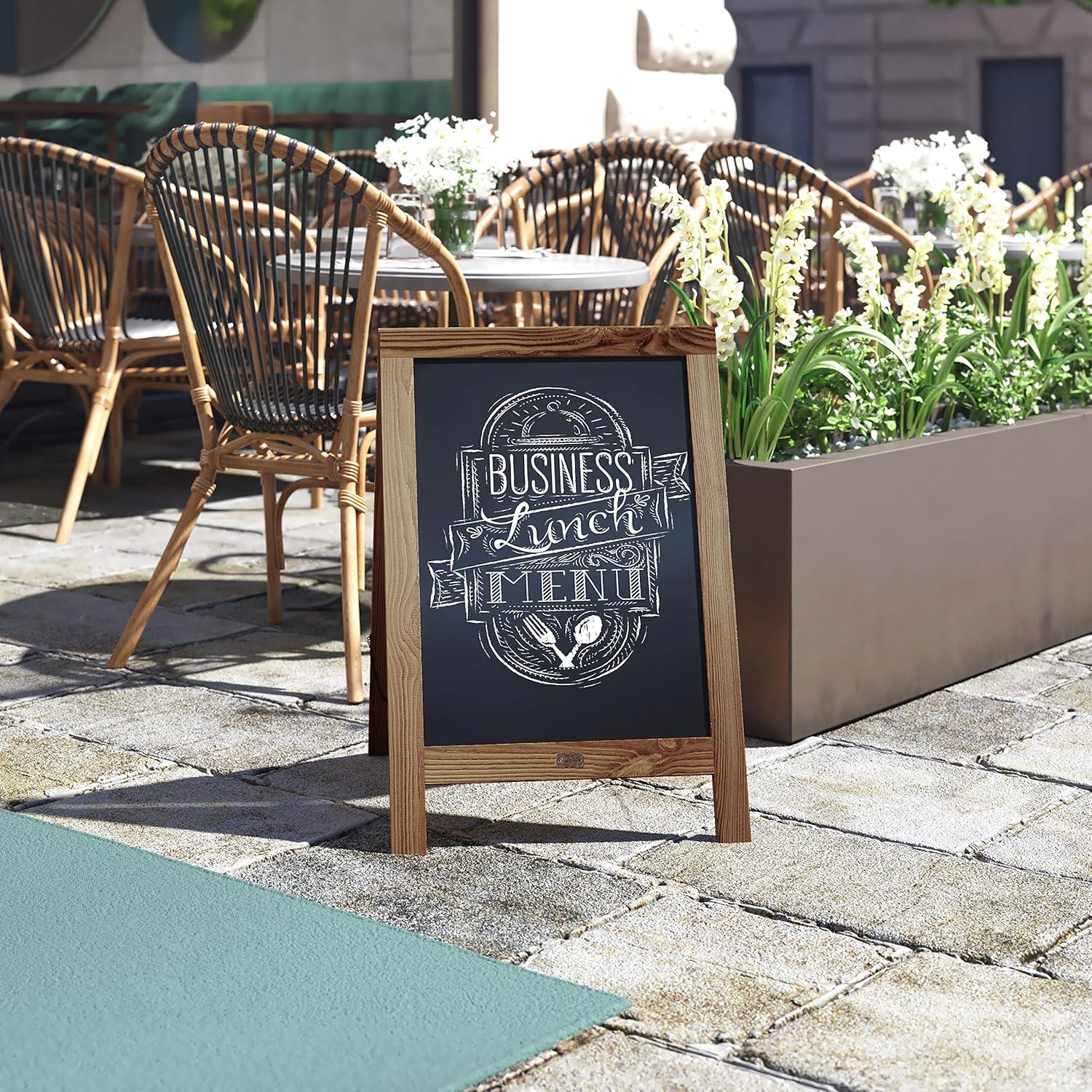 Pizarra Magnética Doble Cara HBCY Creations 50.8x76.2cm Marrón