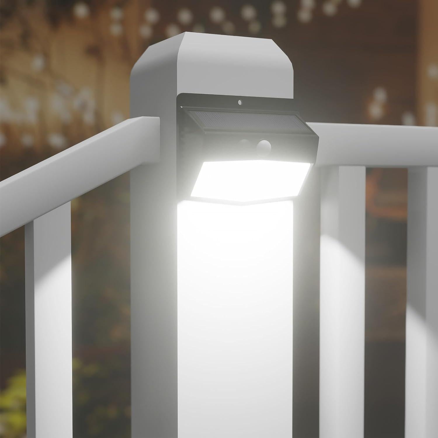 Luces Solares Peasur 16 Paquetes con Sensor de Movimiento