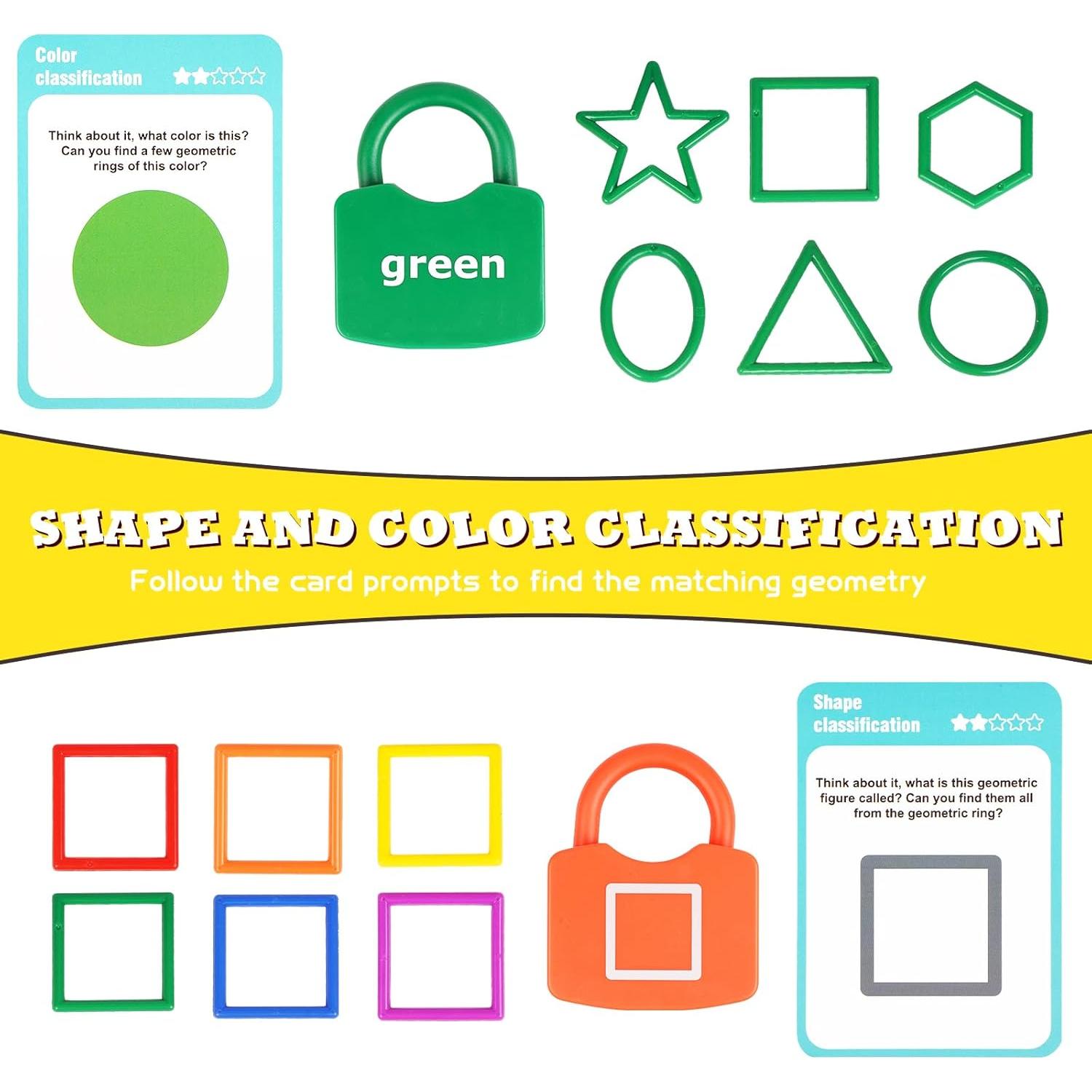 Juguete Educativo Montessori AXEARTE de Clasificación de Formas