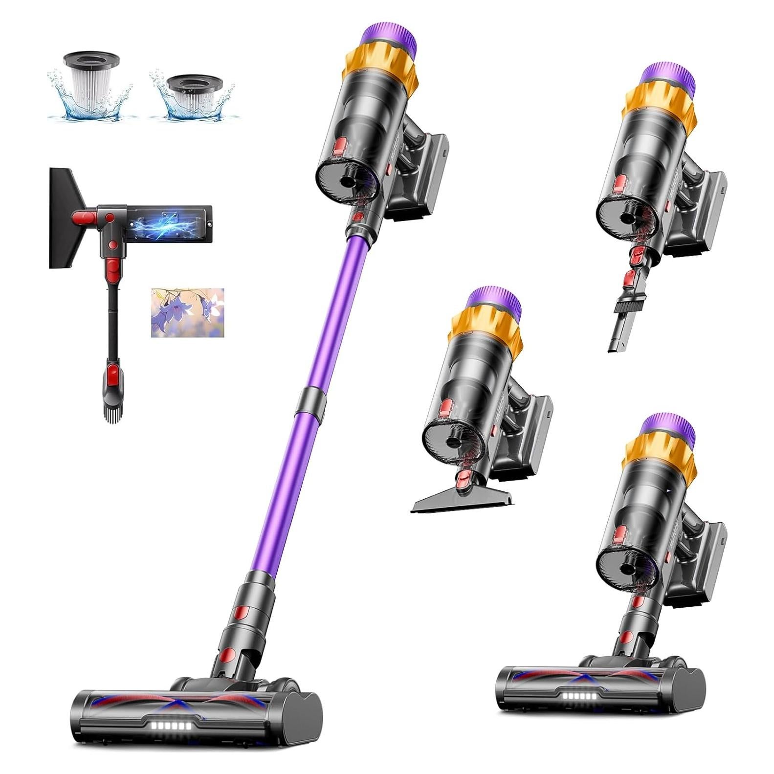 Aspiradora Inalámbrica MUTGOF S12 580W 48KPa 70 Min