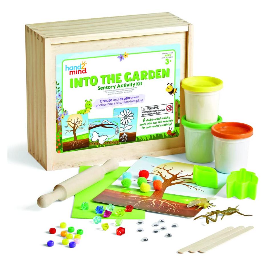 Kit Sensorial de Jardinería Hand2Mind - Actividades para Niños 3-10 Años