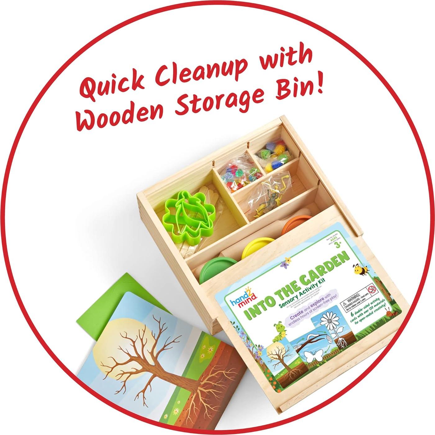 Kit Sensorial de Jardinería Hand2Mind - Actividades para Niños 3-10 Años