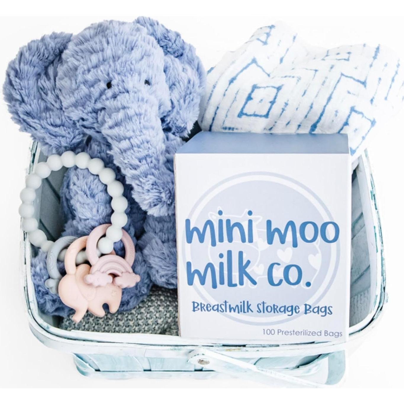 Bolsas de Almacenamiento de Leche Materna Mini Moo 100 Unidades 0.24L