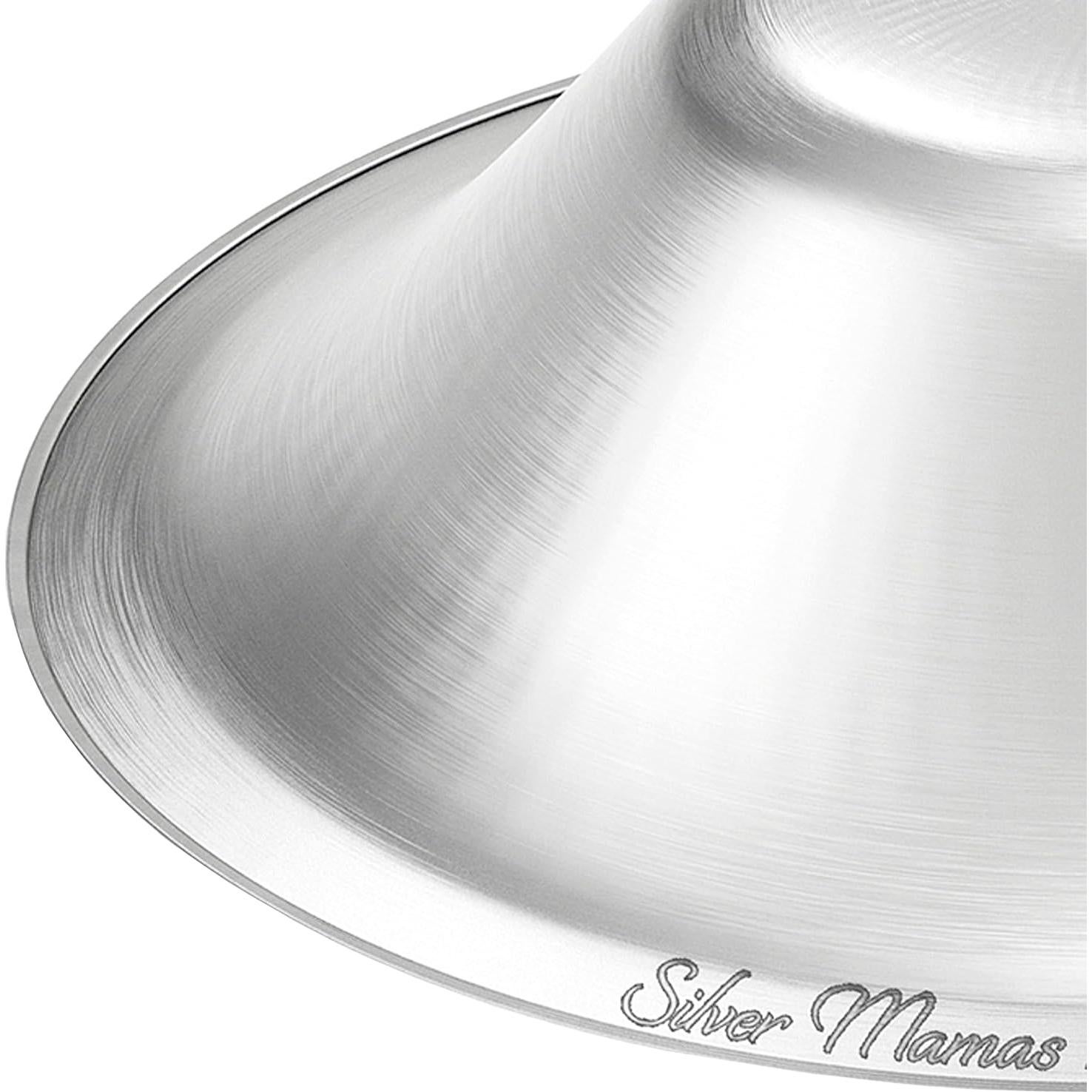 Copas de Lactancia Silver Mamas 925 para Alivio de Pezones - Grande