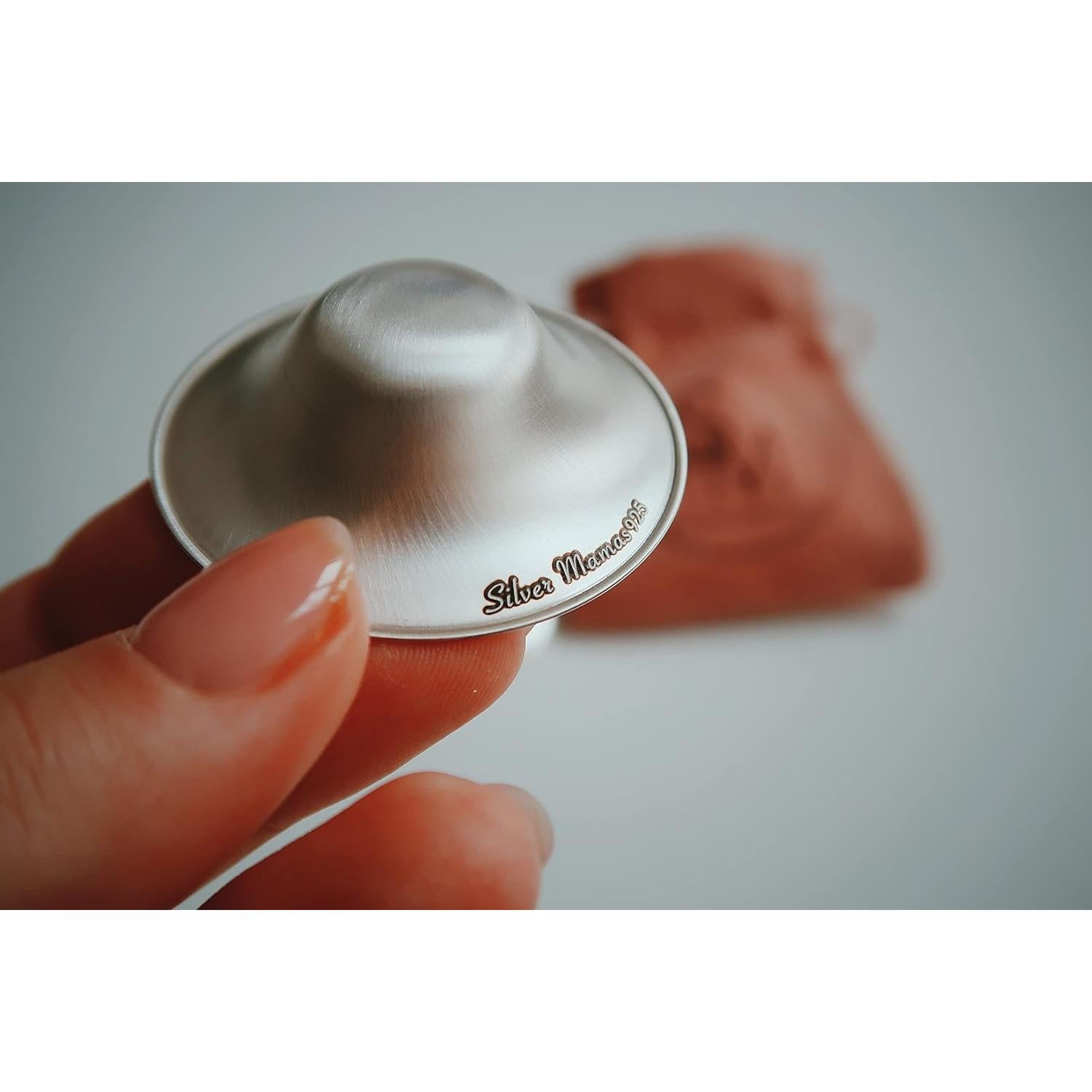 Copas de Lactancia Silver Mamas 925 para Alivio de Pezones - Grande