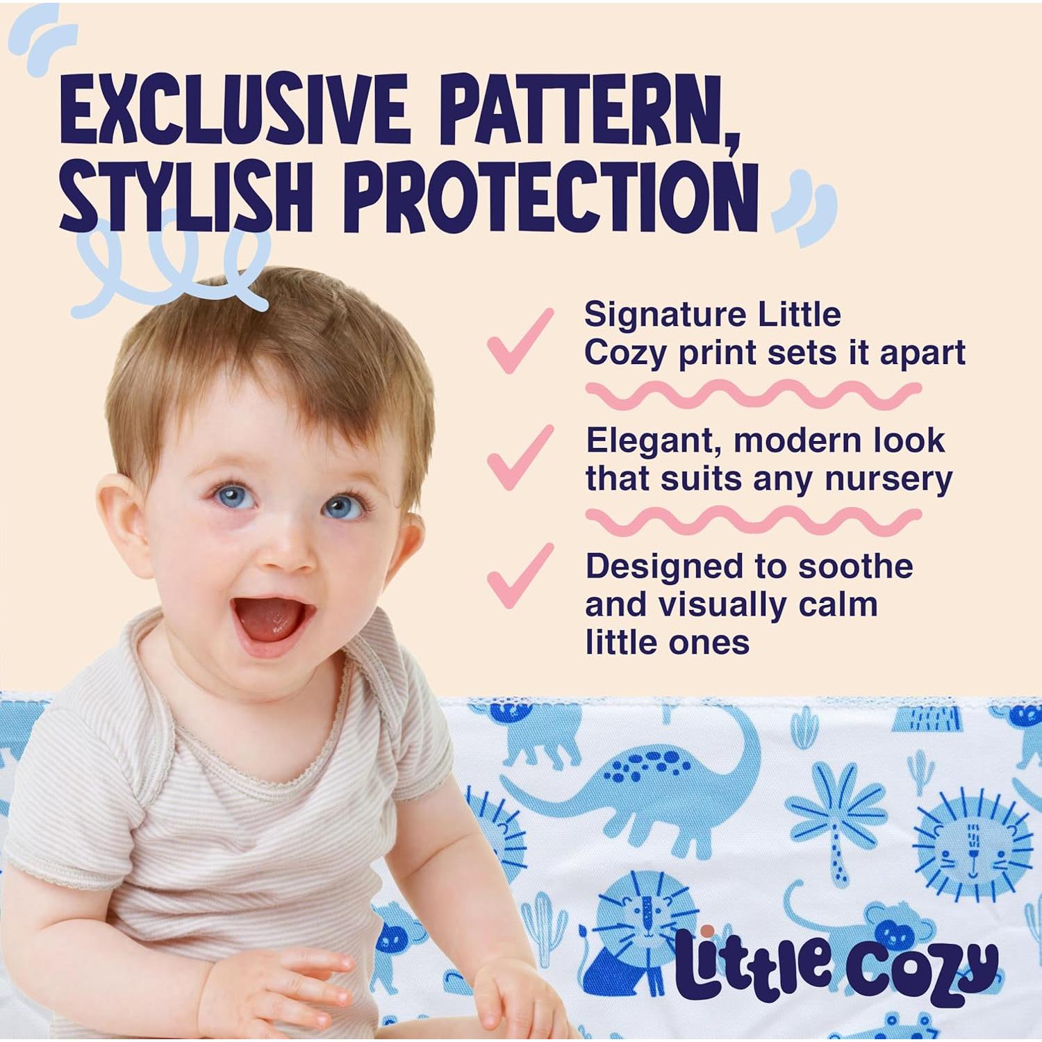 Carpa para Cuna Little Cozy Azul - Dosel Plegable 140x70 cm