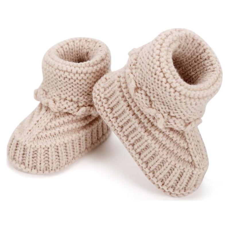 Botines de Bebé Tejidos a Mano KARUNEL 0-6 Meses Algodón