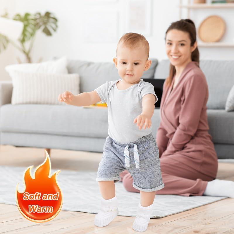 Botines de Bebé Tejidos a Mano KARUNEL 0-6 Meses Algodón