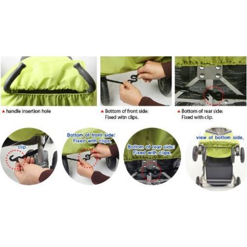 Cubierta para Cochecito Manito Elegance Plus Negra Impermeable