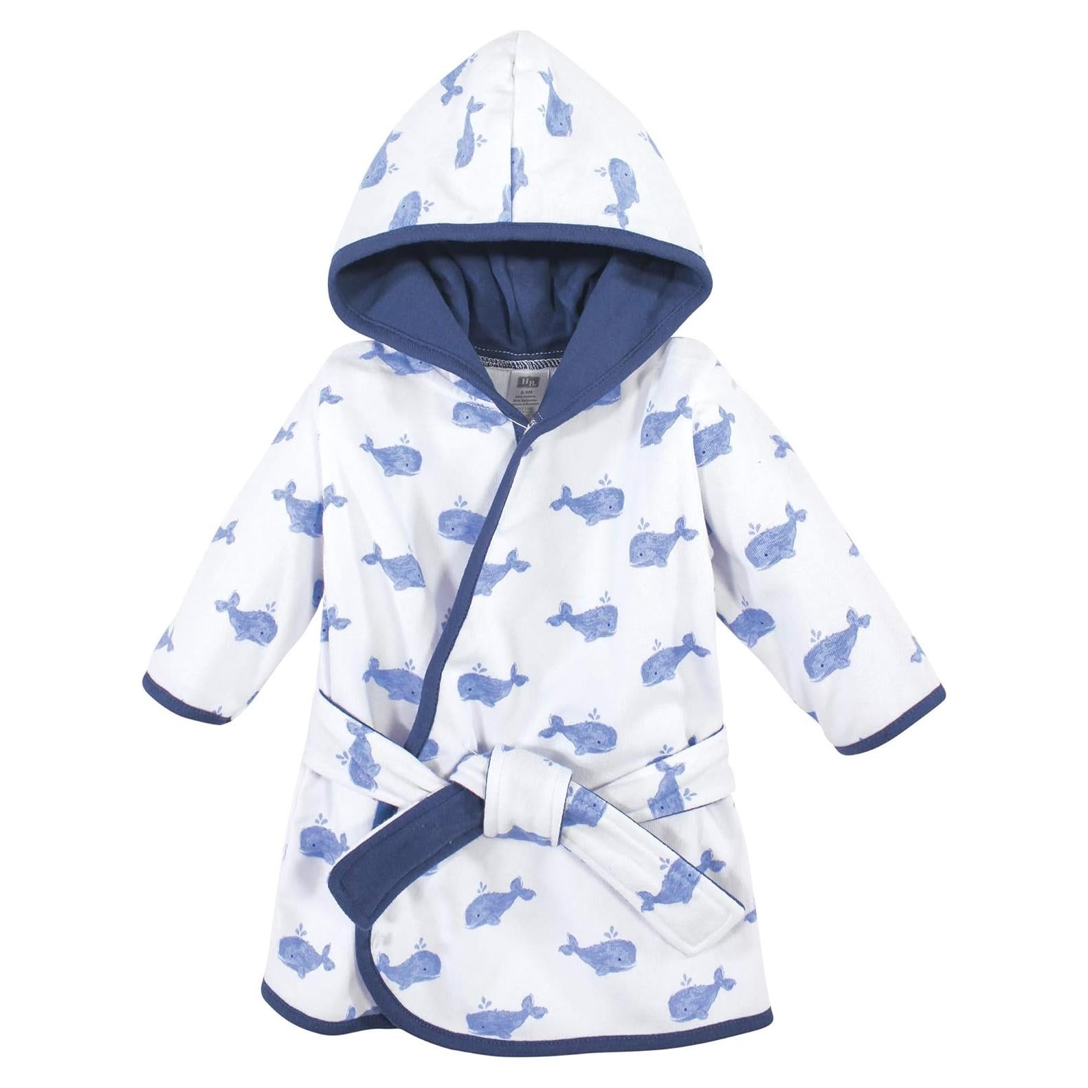 Bata de baño unisex para bebés Hudson Baby 0-9 meses