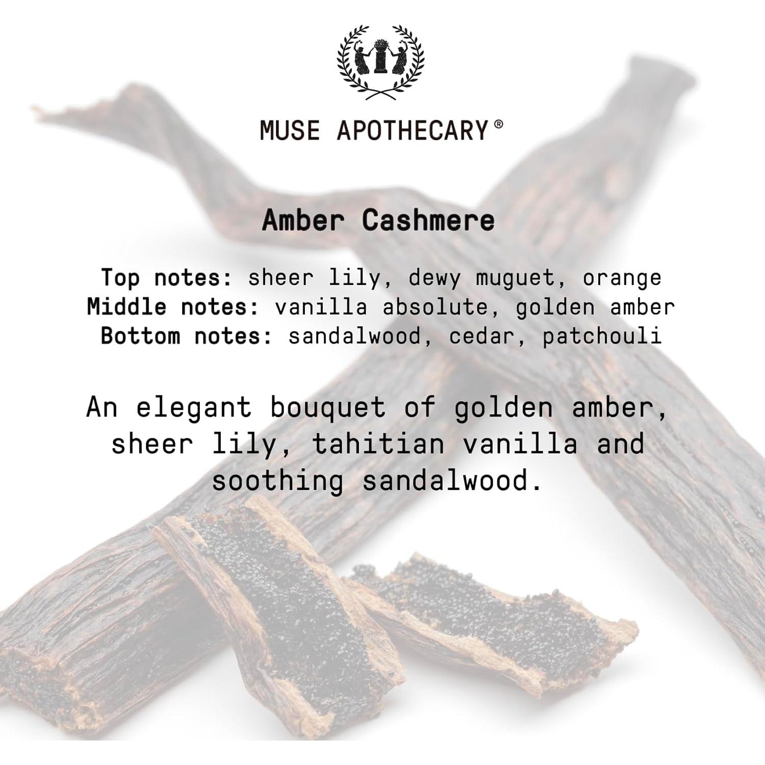 Mist Aromático Calmante Muse Apothecary 113.4 ml Cachemira Ámbar