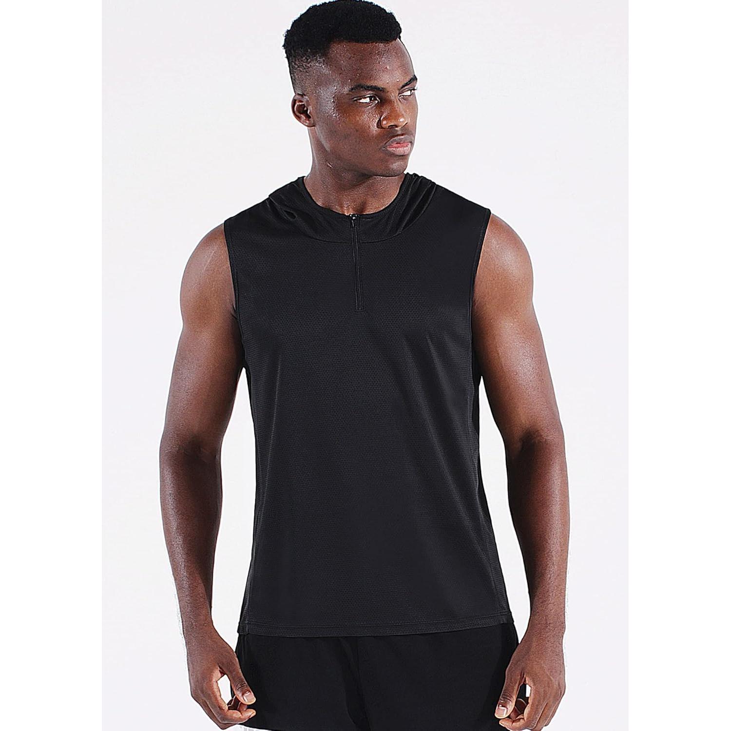 Camisetas sin mangas Neleus para hombres, paquete de 3