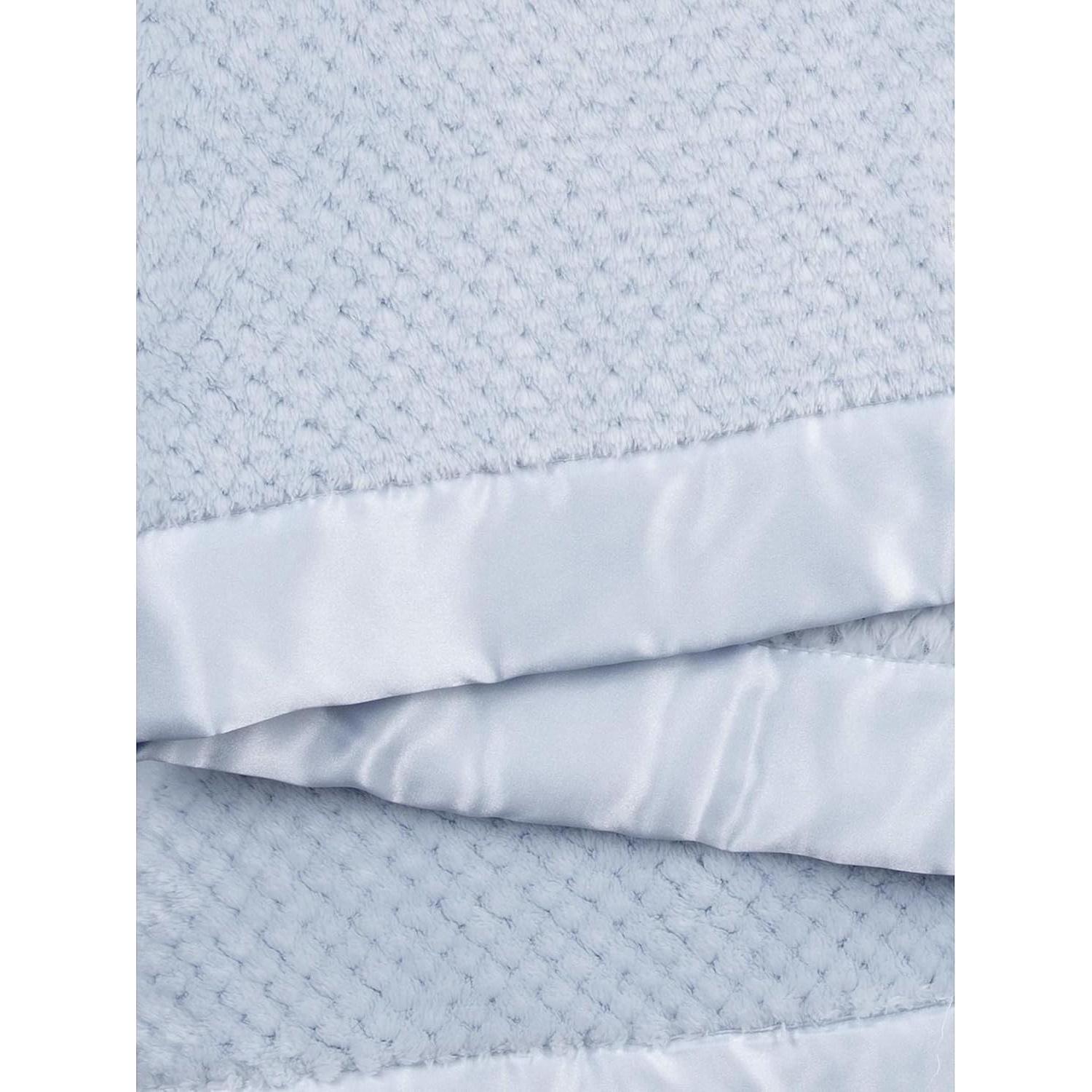 Manta de Bebé Little Giraffe Honeycomb 91x77 cm Azul