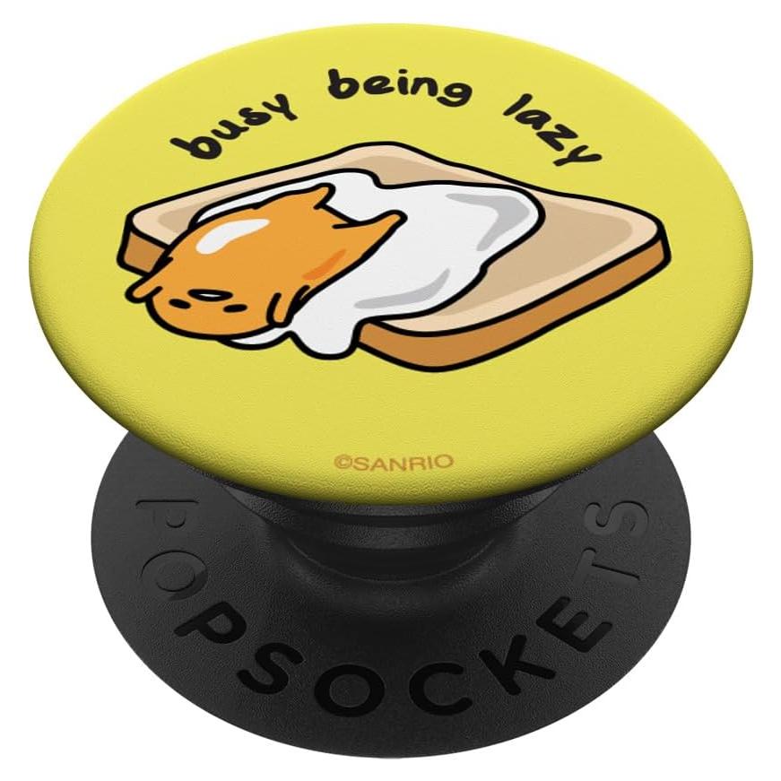 PopSocket Gudetama Negro Adhesivo Expandible 4.1x1.3cm