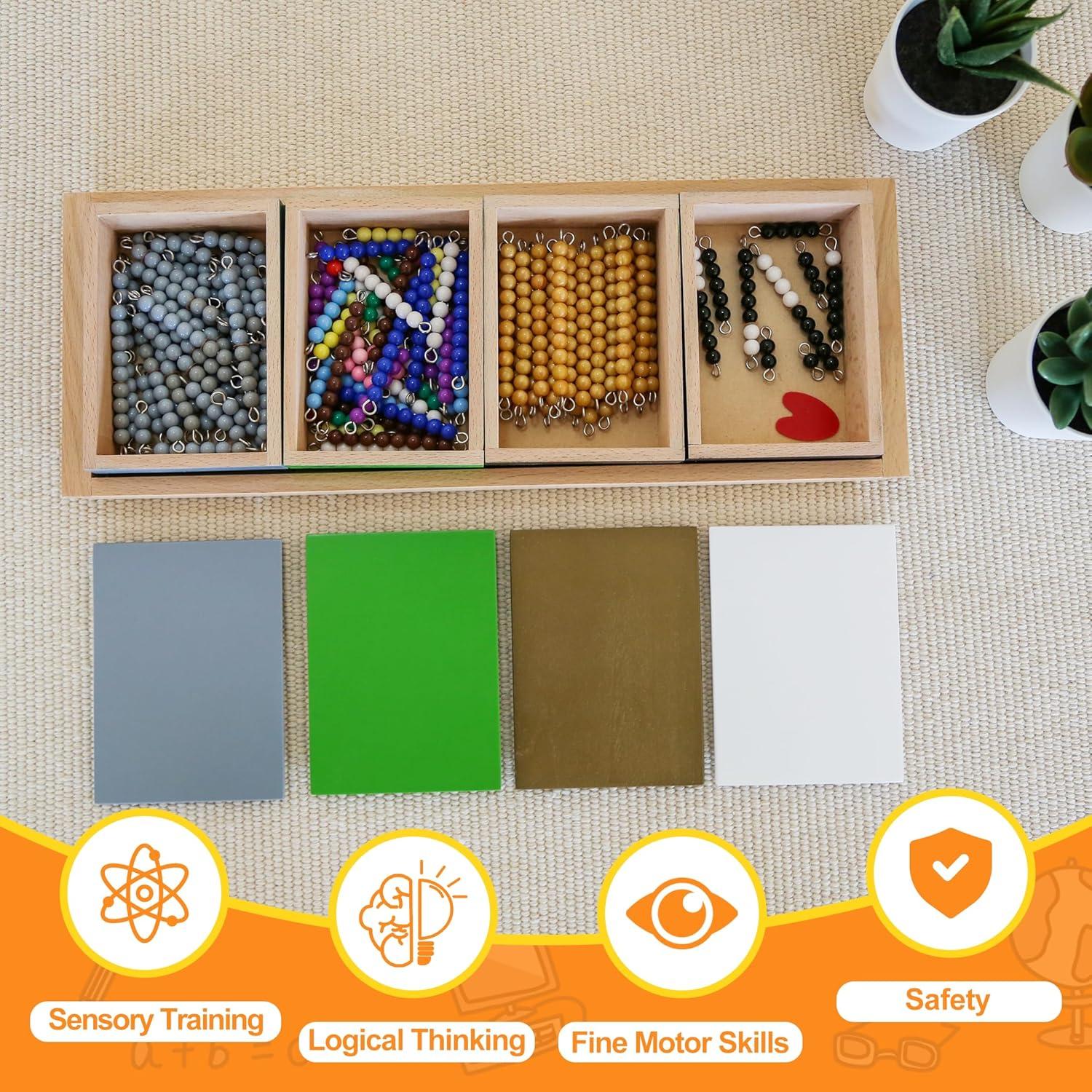 Juego de Snake de Sustracción Montessori Outlet 3-6 Años