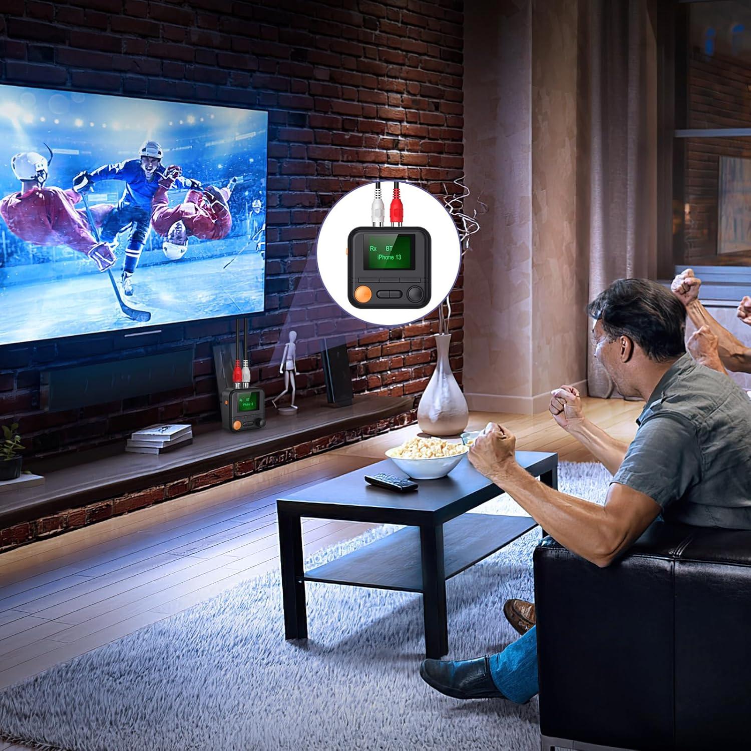 Transmisor Receptor Bluetooth 5.2 JXTZ, Adaptador Audio HiFi