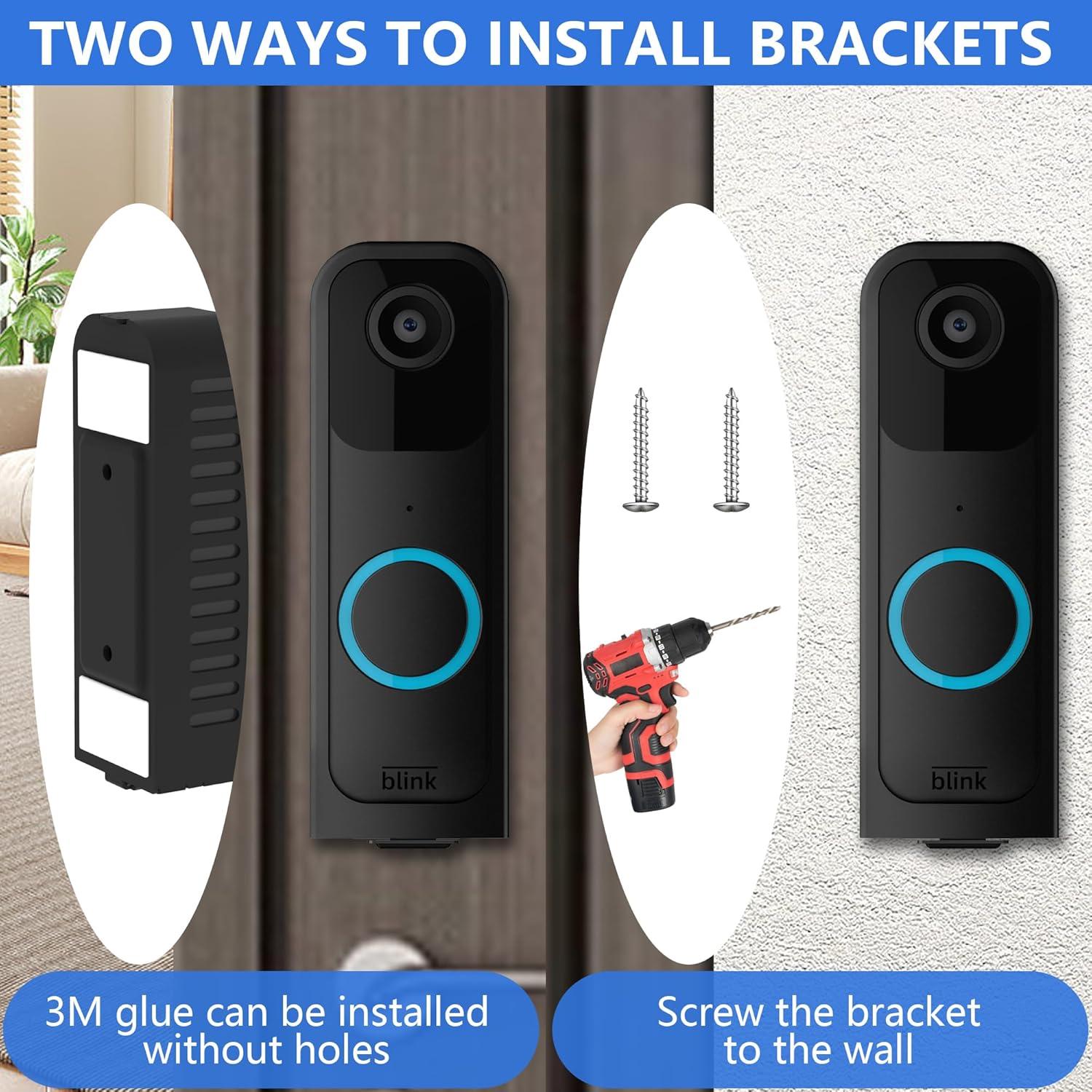 Soporte para Timbre Blink PEIXINHUANBAO Negro Antirrobo