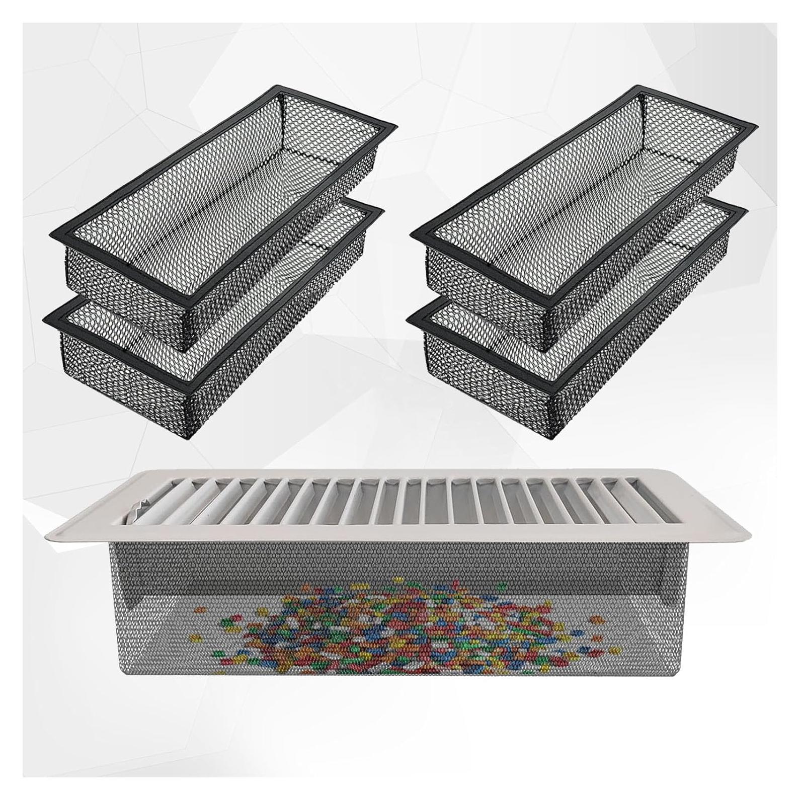 Filtro de Malla para Registro de Piso MODOSON 10.16x25.4 cm 4 Pzas