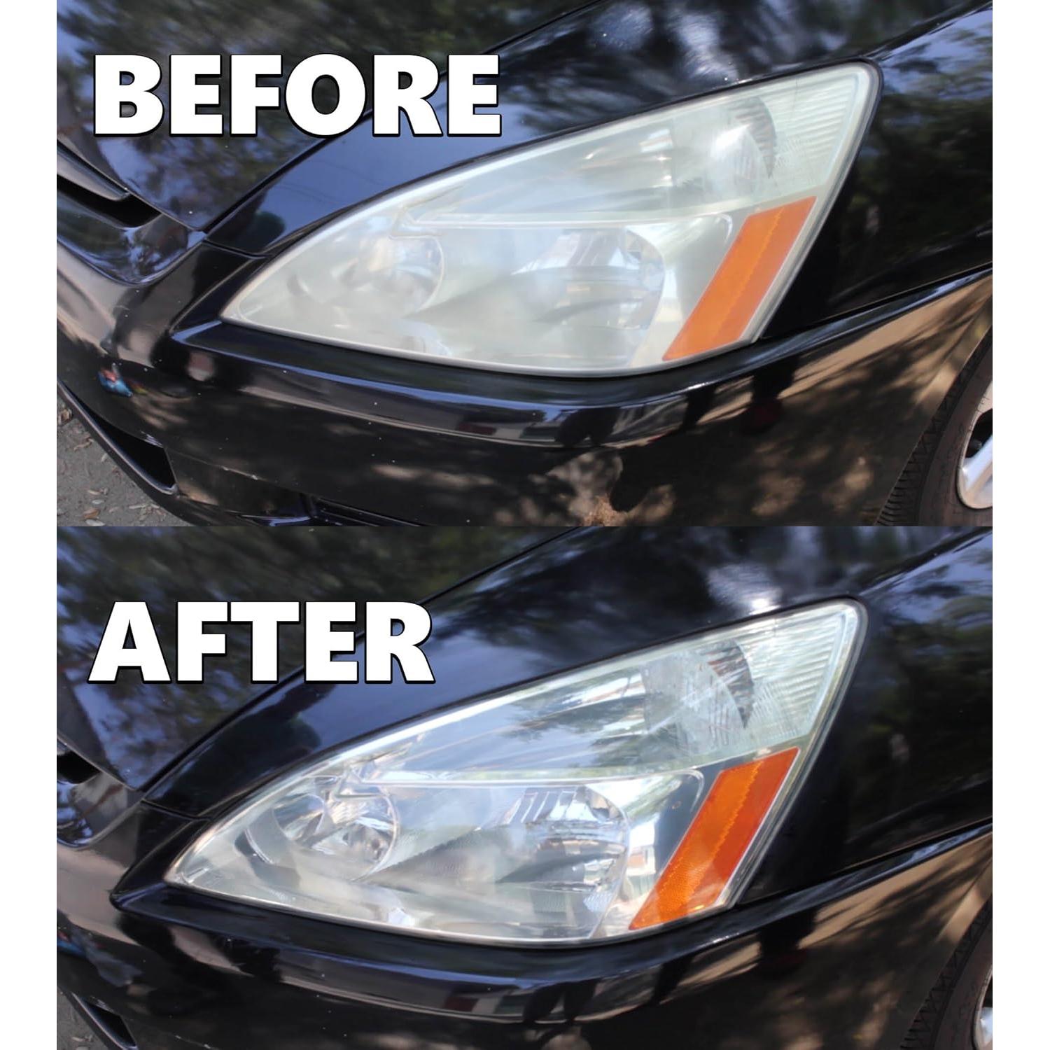 Kit de Restauración de Faros Clear Lights Tech RH1 - 3 Toallitas