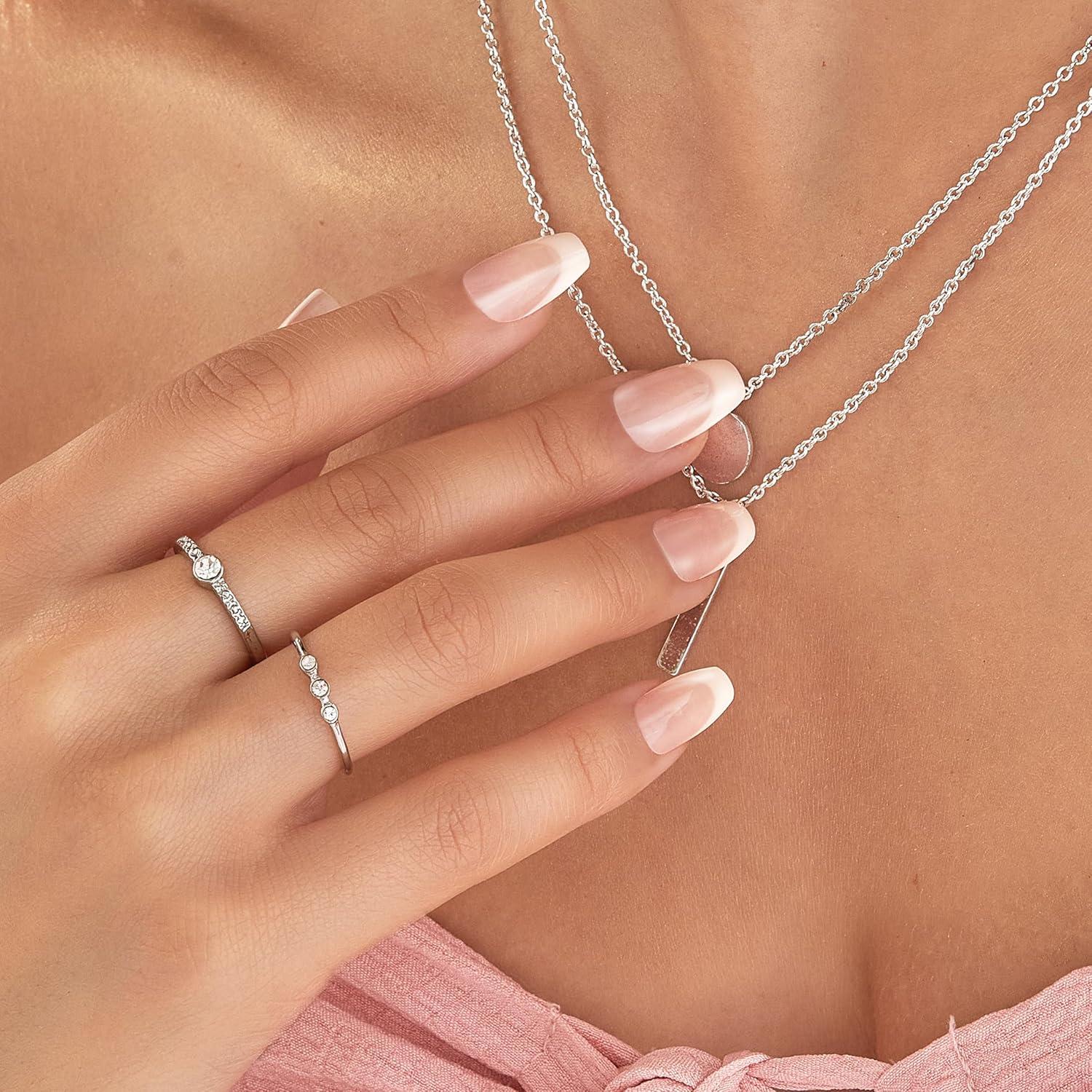 Uñas Postizas KISS imPRESS Francesas Neutro Claro 30 Uñas