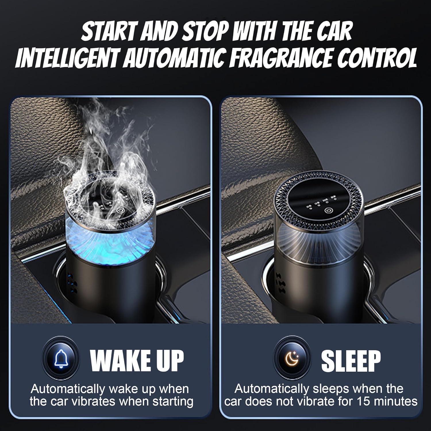 Difusor de Ambientador de Aire para Auto TAGYSH Negro Inteligente