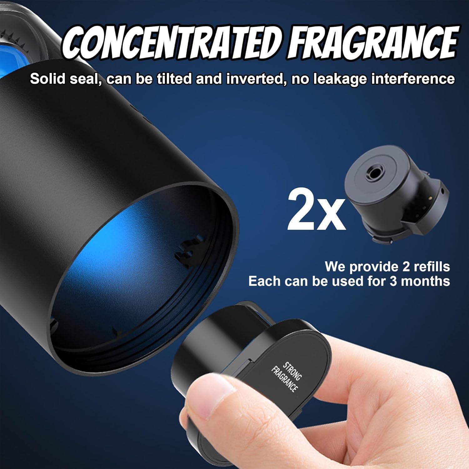 Difusor de Ambientador de Aire para Auto TAGYSH Negro Inteligente