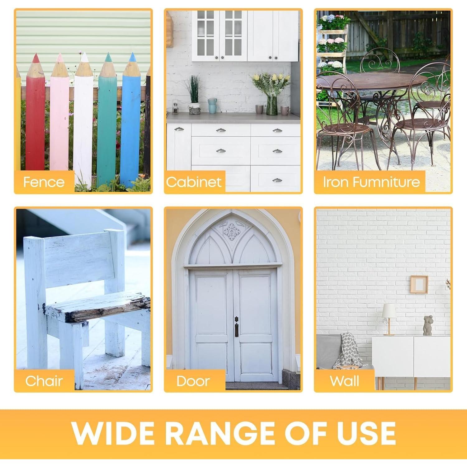 Pistola de Pintura Eléctrica LESONJOY 1000W Amarillo 4 Boquillas