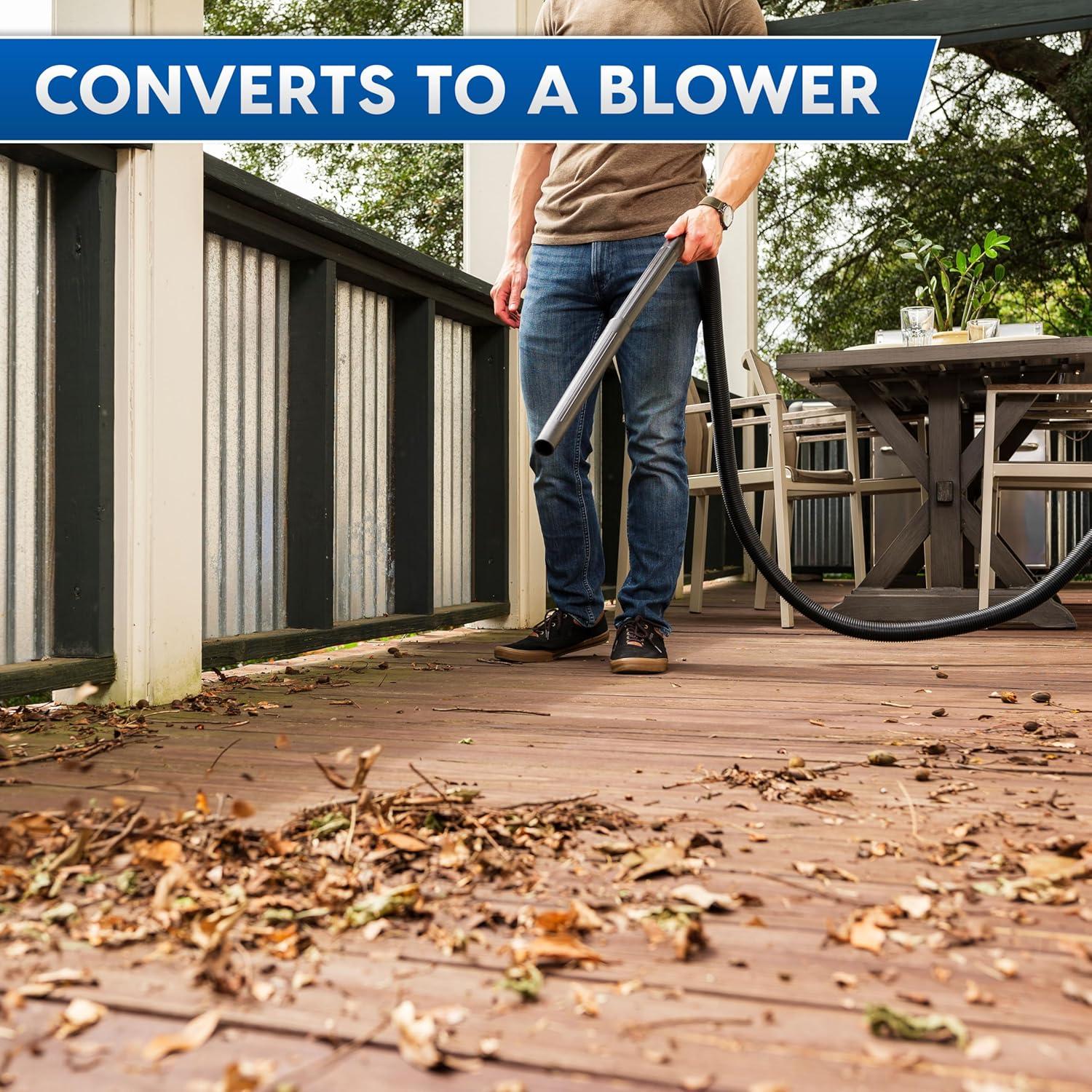 Aspiradora Húmedo/Seco Vacmaster 15.14L 5HP VF408 Azul