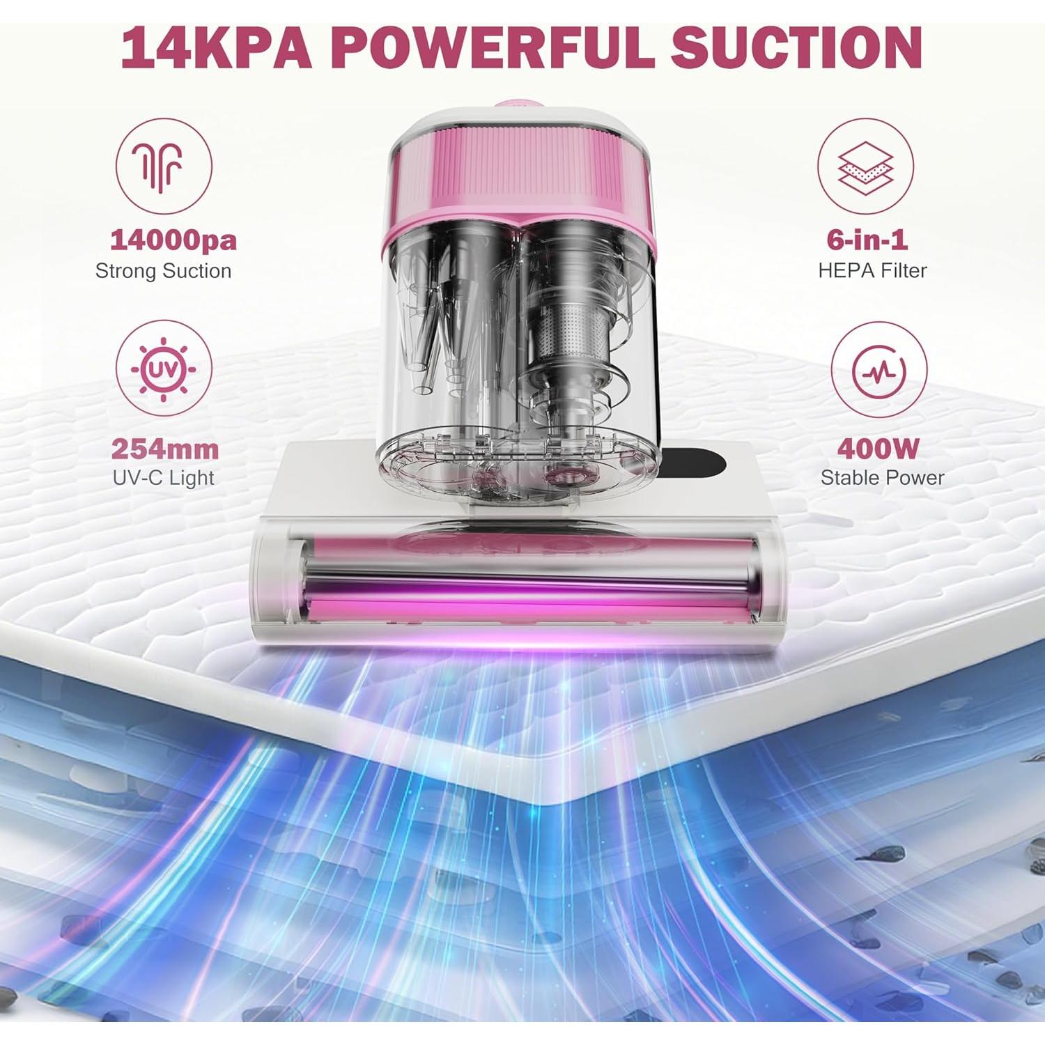 Limpiador de colchones Boolean Cloud 400W con luz UV y calefacción