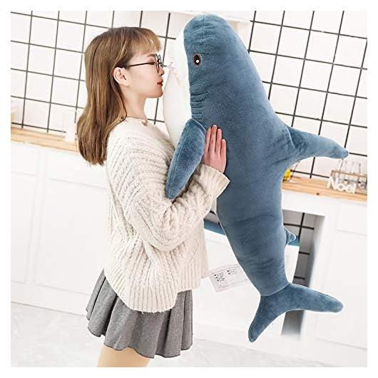 Tiburón de Peluche Grande XIAOHONG 76 cm Suave y Realista