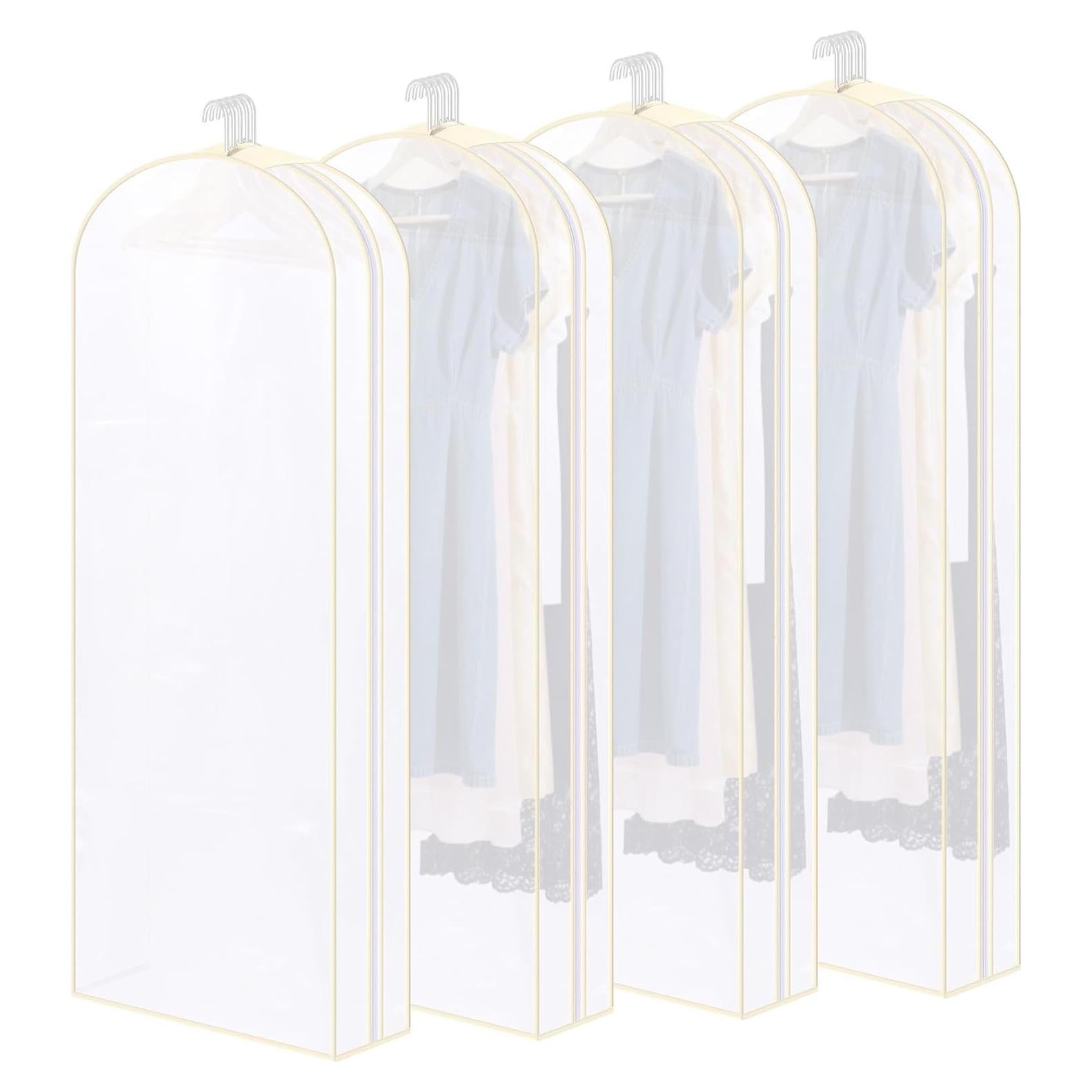 Bolsas de Ropa Transparentes Chunful 4-Pack 60" x 10"