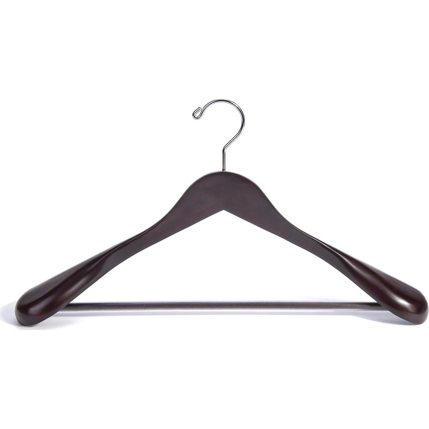 Perchas de abrigo de madera Nature Smile 40.64 cm antideslizantes