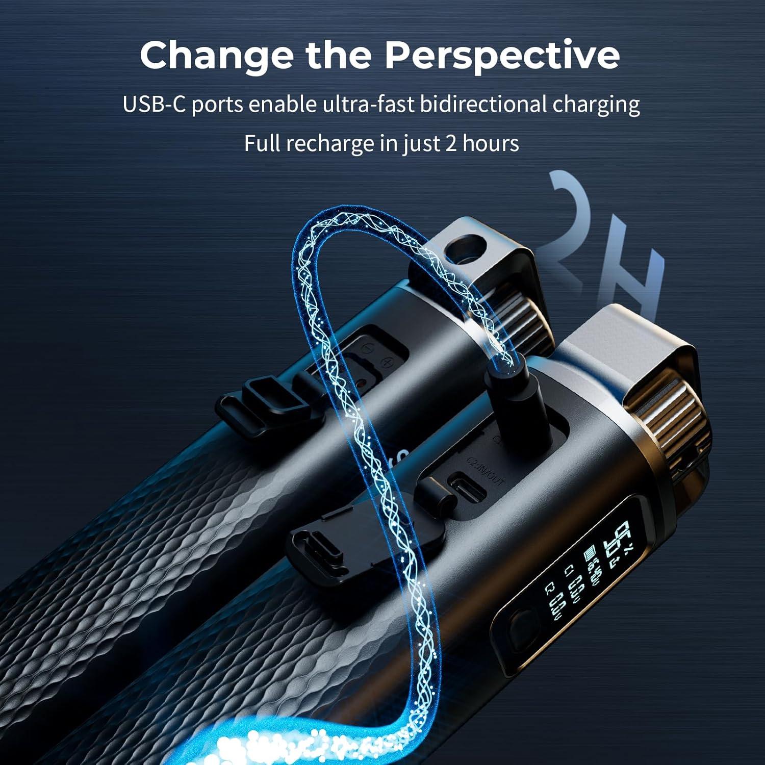 Empuñadura de Batería SMALLRIG 99Wh 6800mAh con Carga Rápida