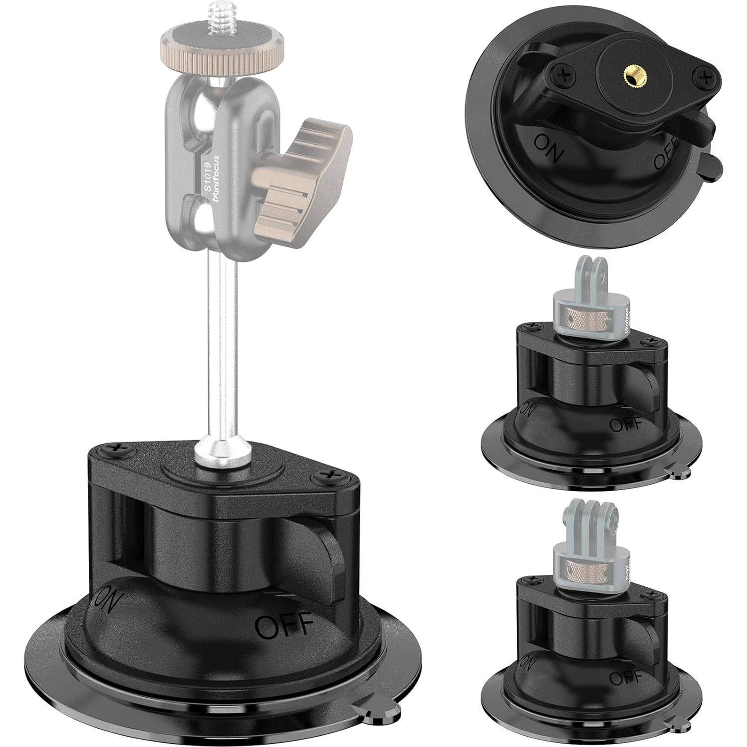 Soporte de Ventosa Minifocus S1016 para Parabrisas 85mm