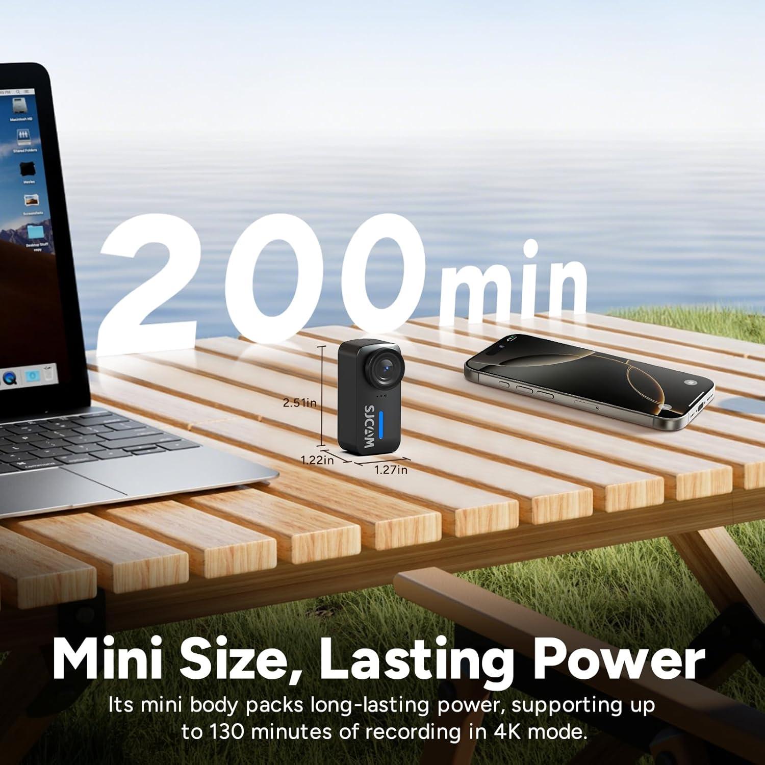 Cámara de Acción SJCAM C110 4K Impermeable Magnética