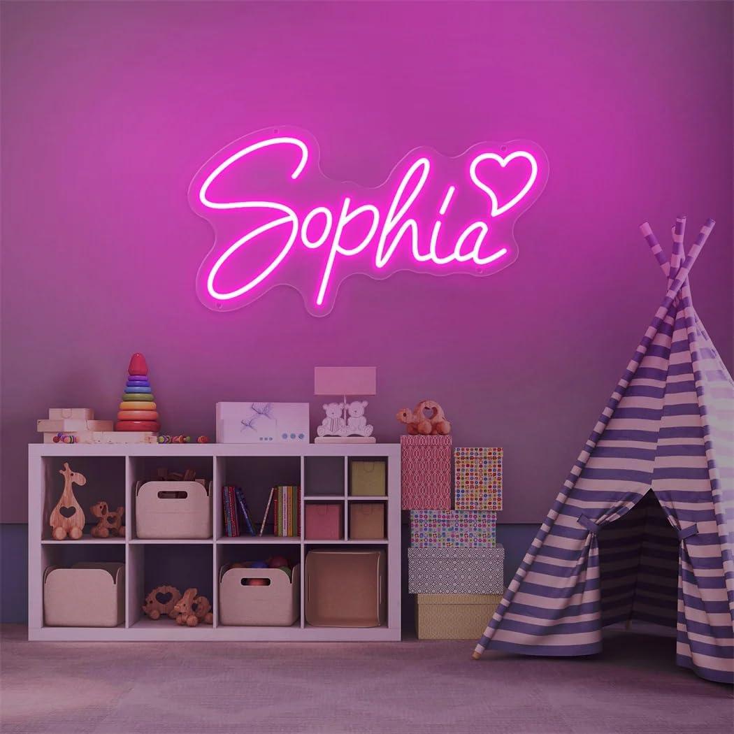 Letrero de Neón Personalizado LED Raniya 76.2x18.3 cm