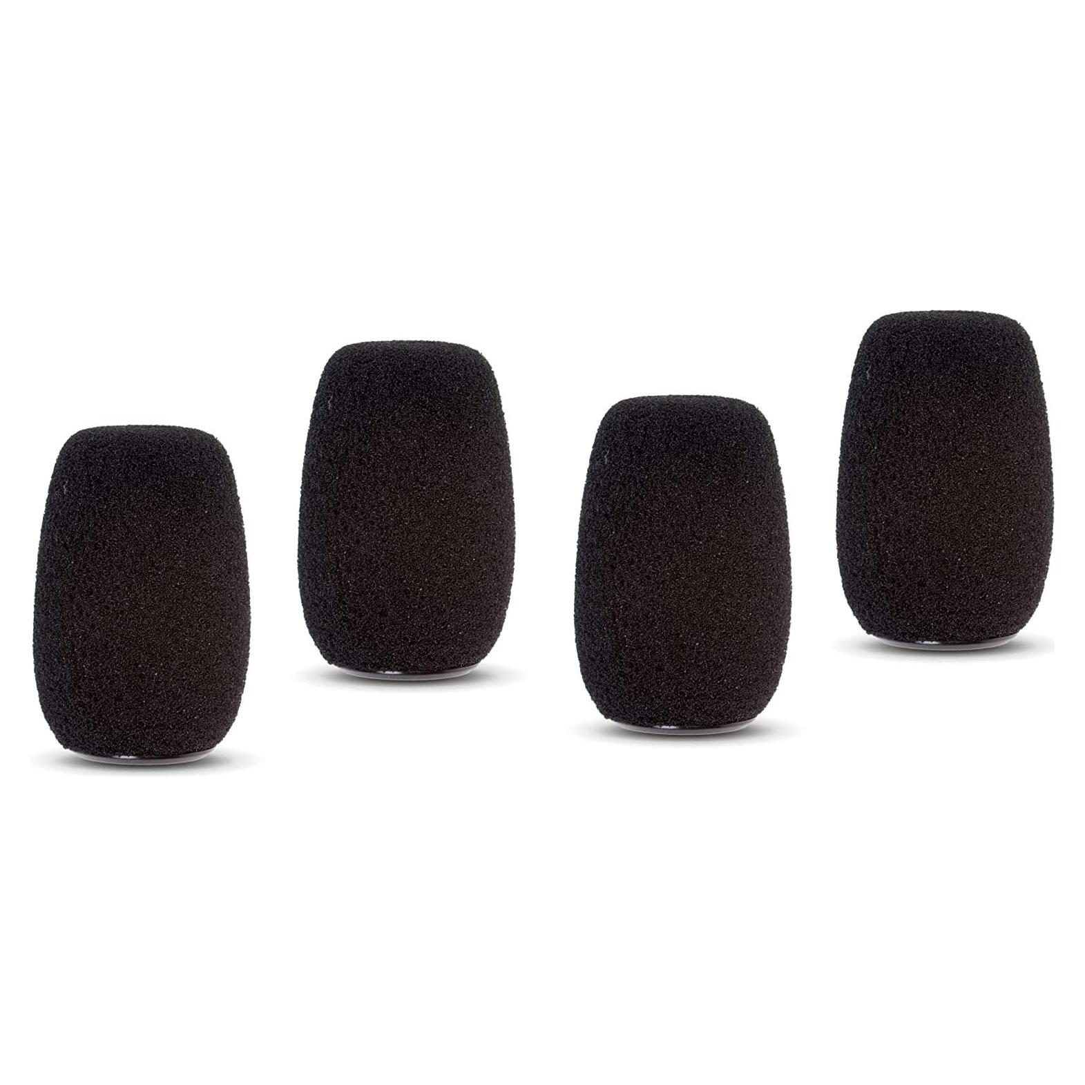 Funda de espuma negra Shure ACVG4WS-B para micrófonos Centraverse - 4 unidades