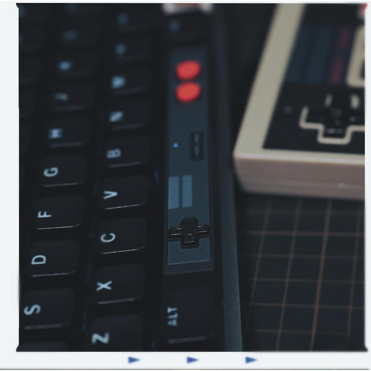 Tecla de Espacio Retro 6.25U ABS Doble Tiro REDQIN Negra